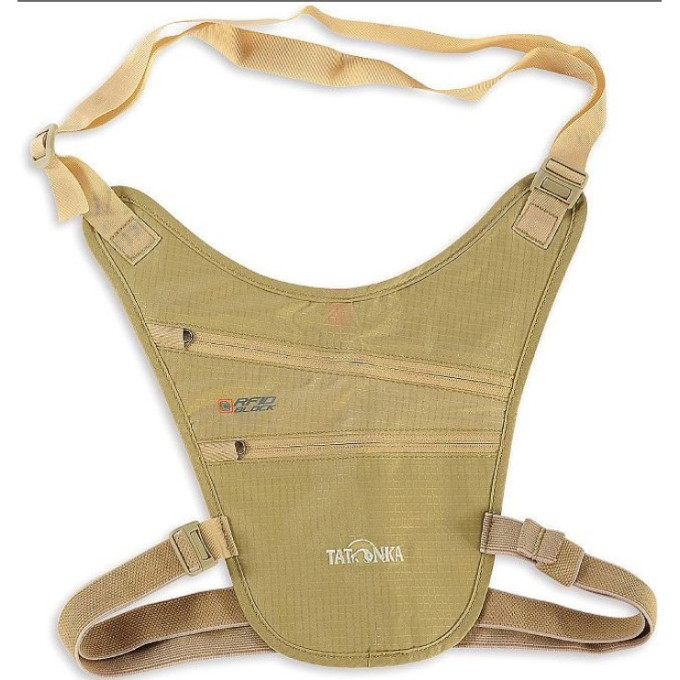 Сумочка-кошелек для скрытого ношения на шее TATONKA SKIN CHEST HOLSTER natural 2859.225 - natural